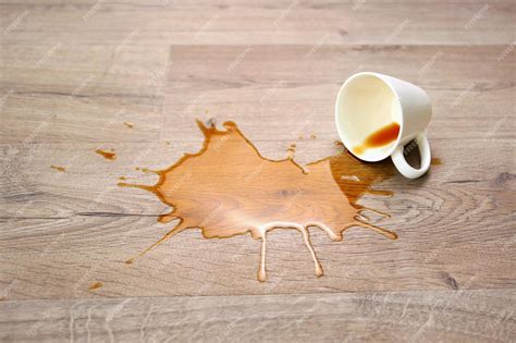 So, first things first. . Coffee spill on floor